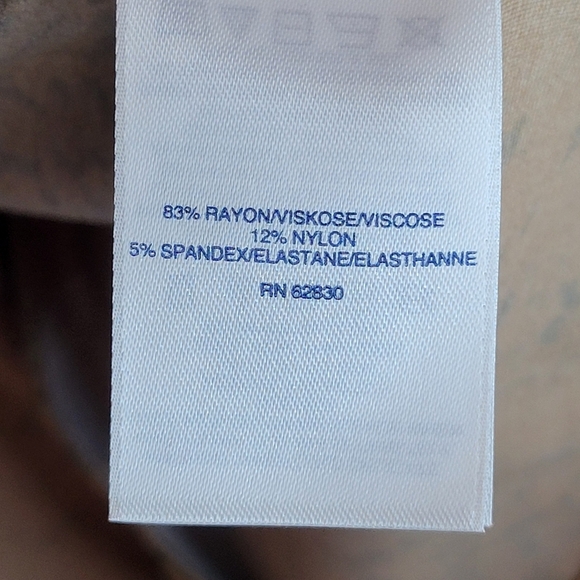 Land's End Animal Print Heavyweight Bodycon Knee Length Dress, Size 8P - Picture 11 of 11